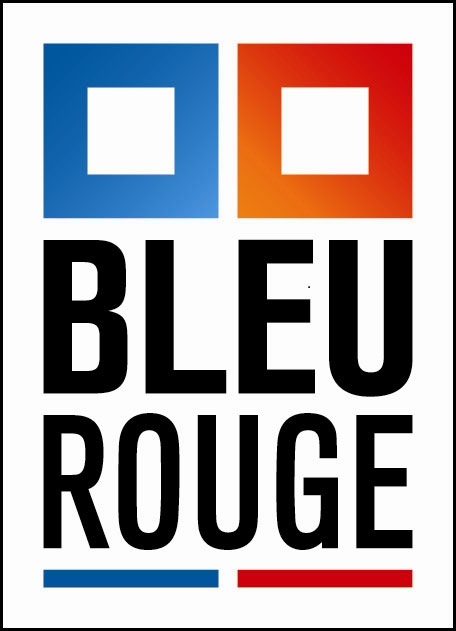 logo bleu rouge